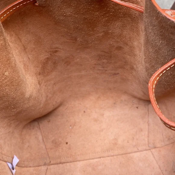 Mansur Gavriel Bucket Bag in Brandy/Brick with Raw Interior - Picture 6 of 16